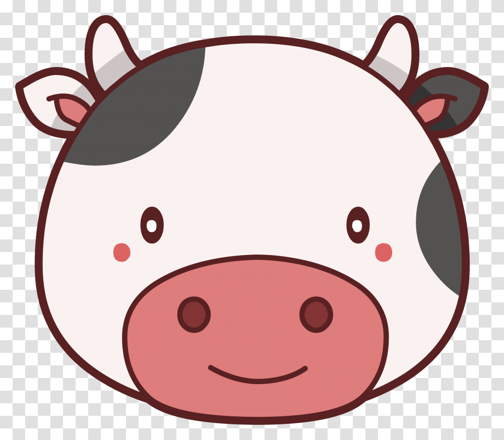 Cow Face Clipart, Piggy Bank, Mammal, Animal Transparent Png