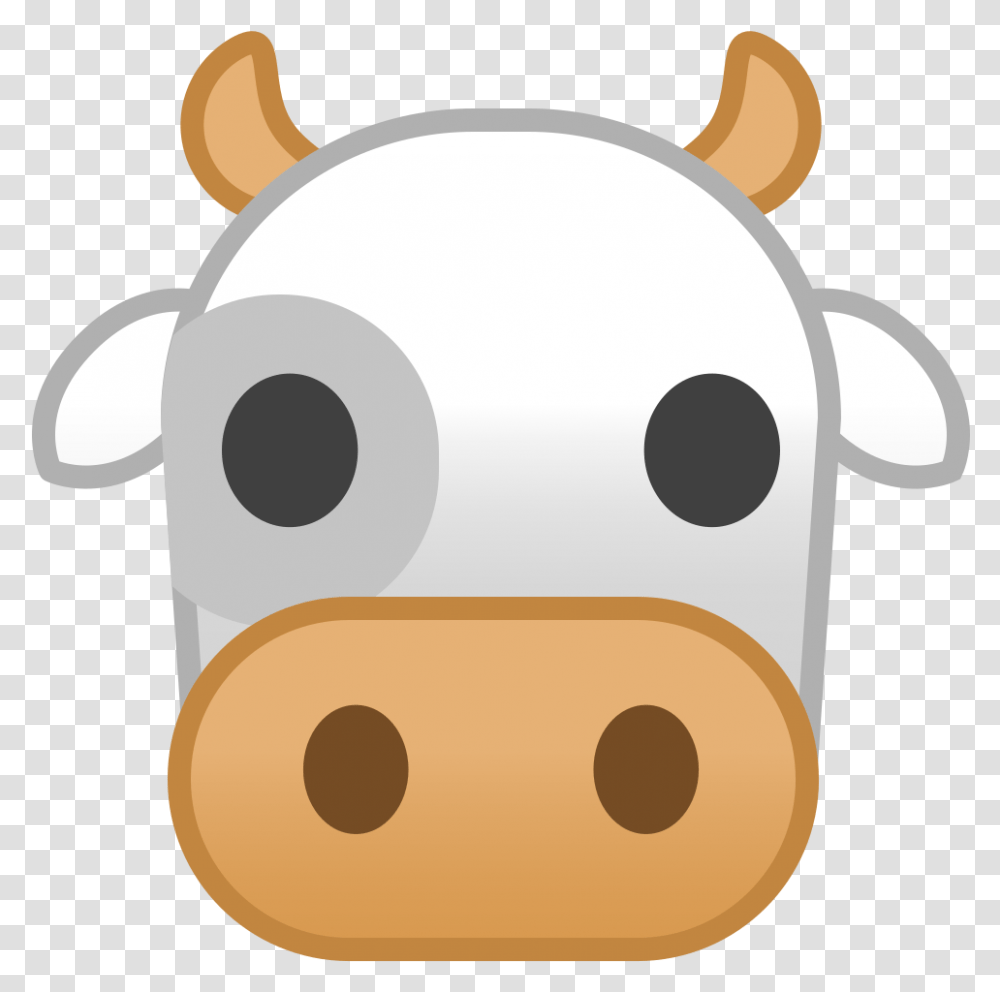 Cow Face Icon Cow Emoji, Mammal, Animal, Cattle, Pig Transparent Png