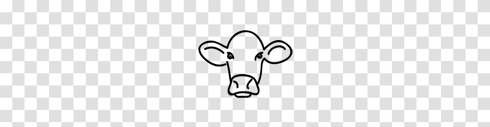 Cow Face Icons Noun Project, Gray, World Of Warcraft Transparent Png