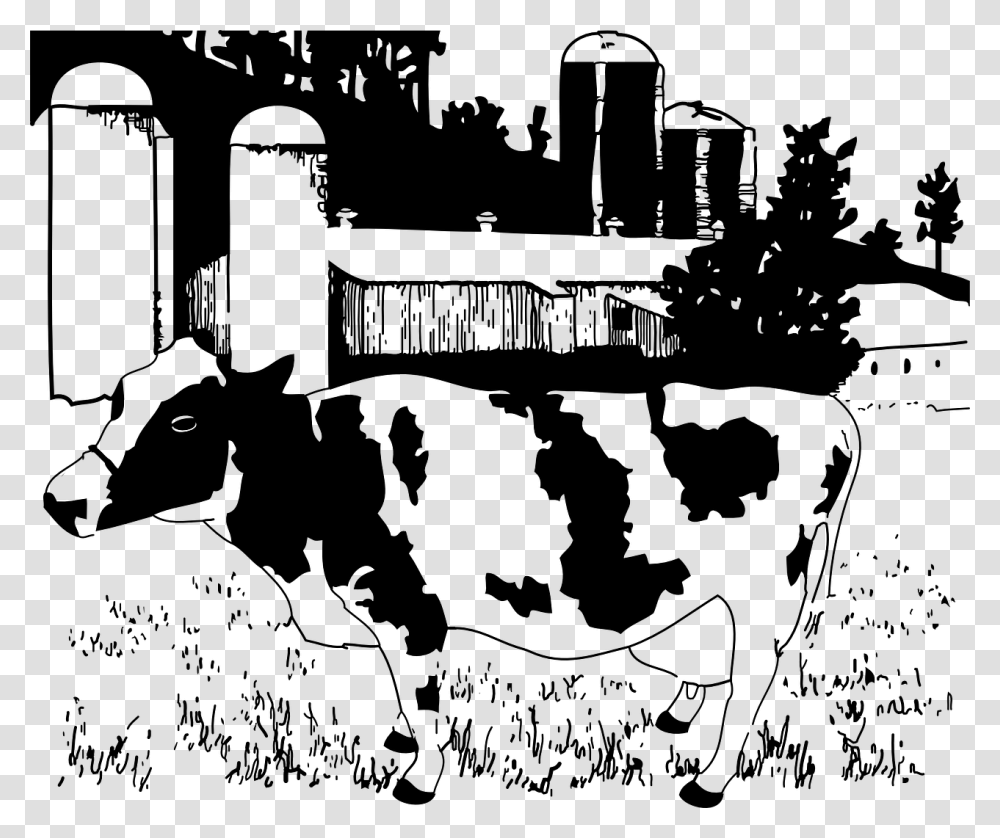 Cow Farm Clip Art, Gray, World Of Warcraft Transparent Png
