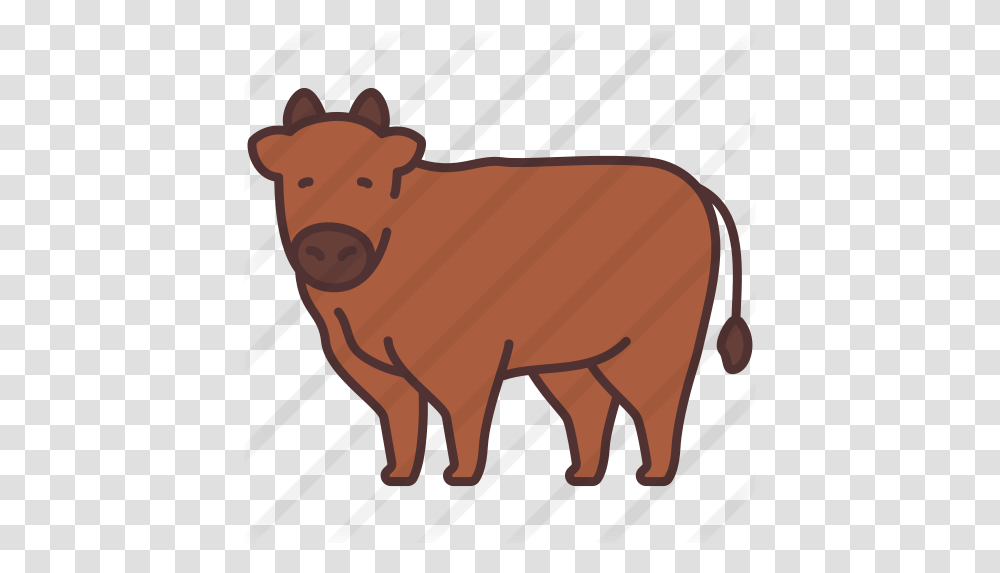 Cow Free Animals Icons Animal Figure, Mammal, Cattle, Buffalo, Wildlife Transparent Png