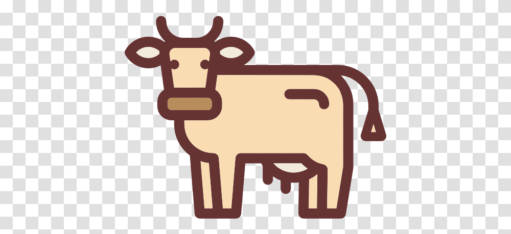 Cow Free Animals Icons Background Cow Icon, Mammal, Cattle, Pig, Paper Transparent Png