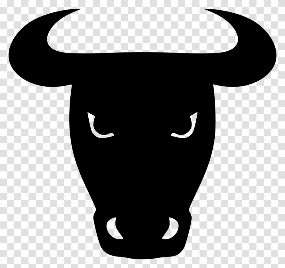 Cow Head Icon Free Download, Stencil, Silhouette, Blow Dryer, Appliance Transparent Png