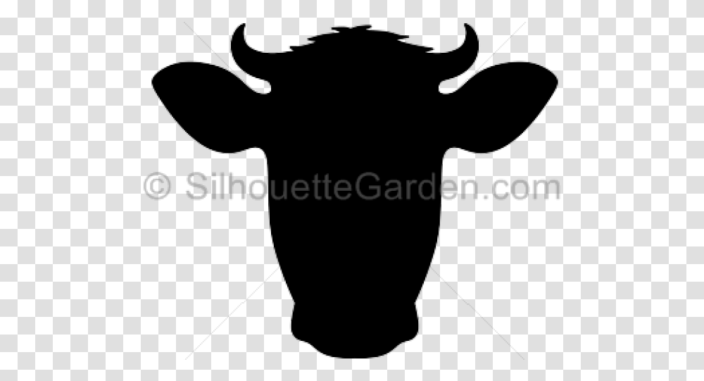 Cow Head Silhouette Silhouette Cow Head Clipart, Mammal, Animal, Buffalo, Wildlife Transparent Png