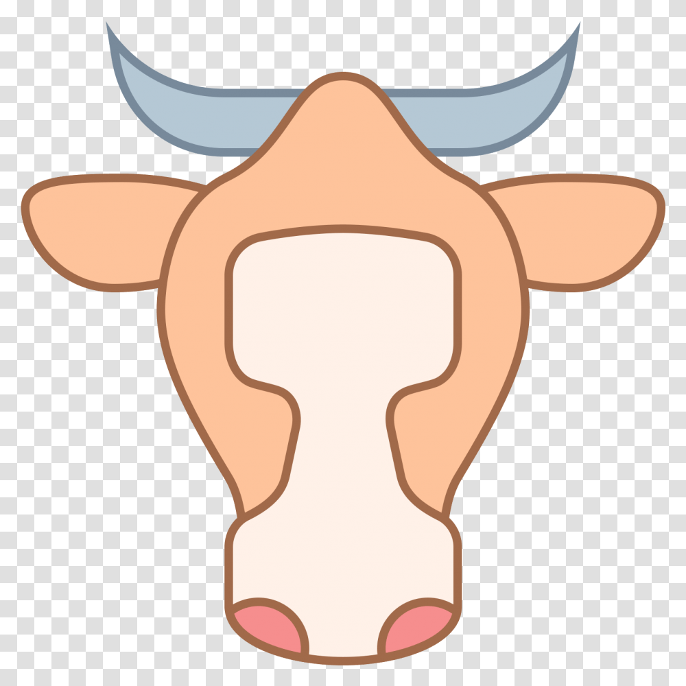 Cow Icon Cartoon, Axe, Tool, Mammal, Animal Transparent Png