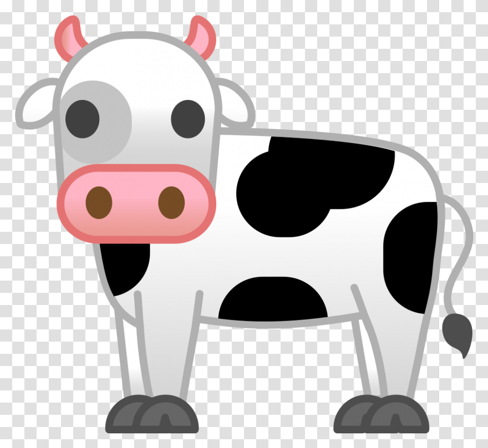 Cow Icon Noto Animals Cow Emoji, Cattle, Mammal, Dairy Cow, Bull Transparent Png