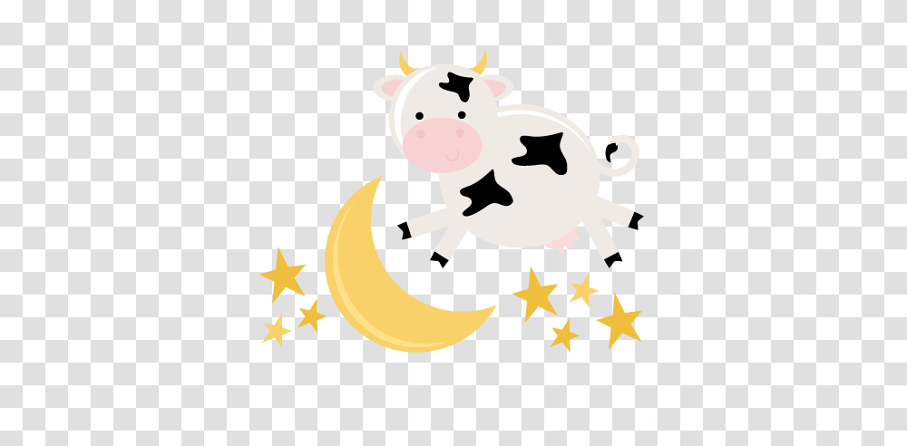 Cow Jumping Over The Moon For Cutting Machines Cow, Cattle, Mammal, Animal, Snowman Transparent Png
