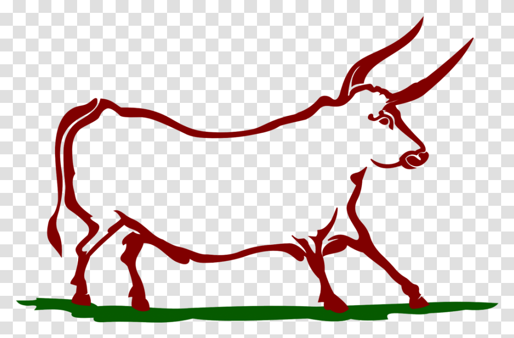 Cow Logo Version 4 Thick Lines Logo Beef, Antelope, Wildlife, Mammal, Animal Transparent Png