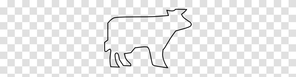 Cow Outline Clip Art, Gray, World Of Warcraft Transparent Png