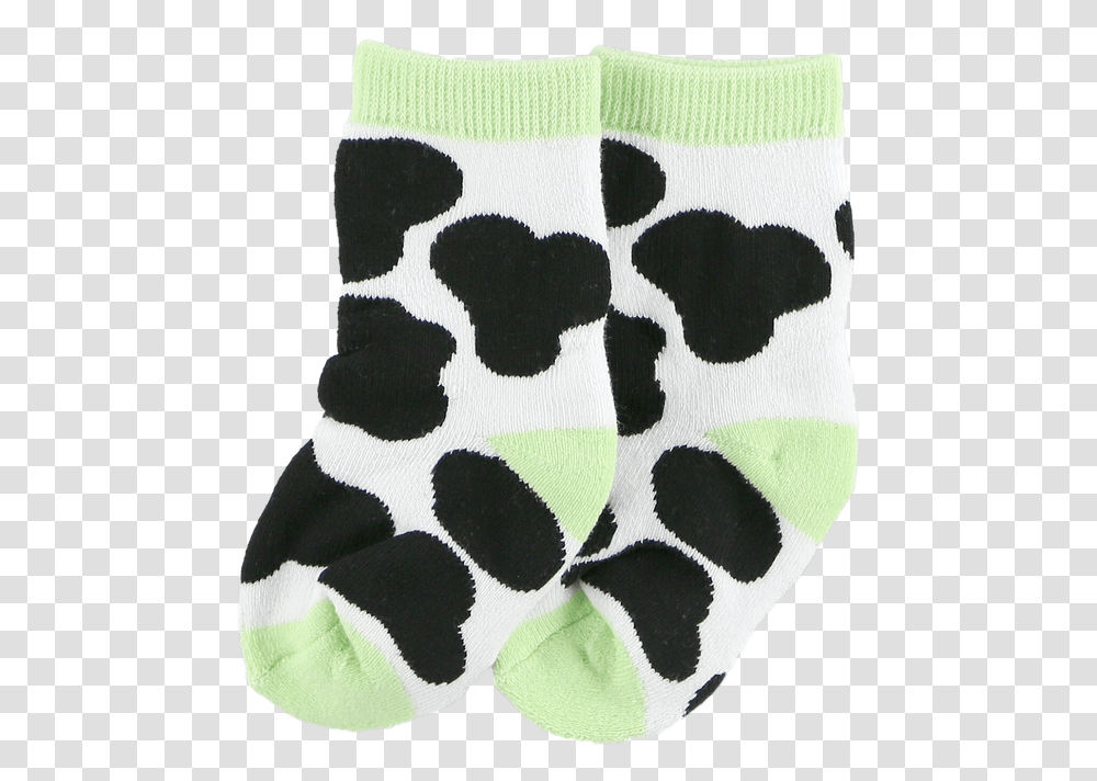 Cow Print Sock, Rug, Blanket, Mammal, Animal Transparent Png
