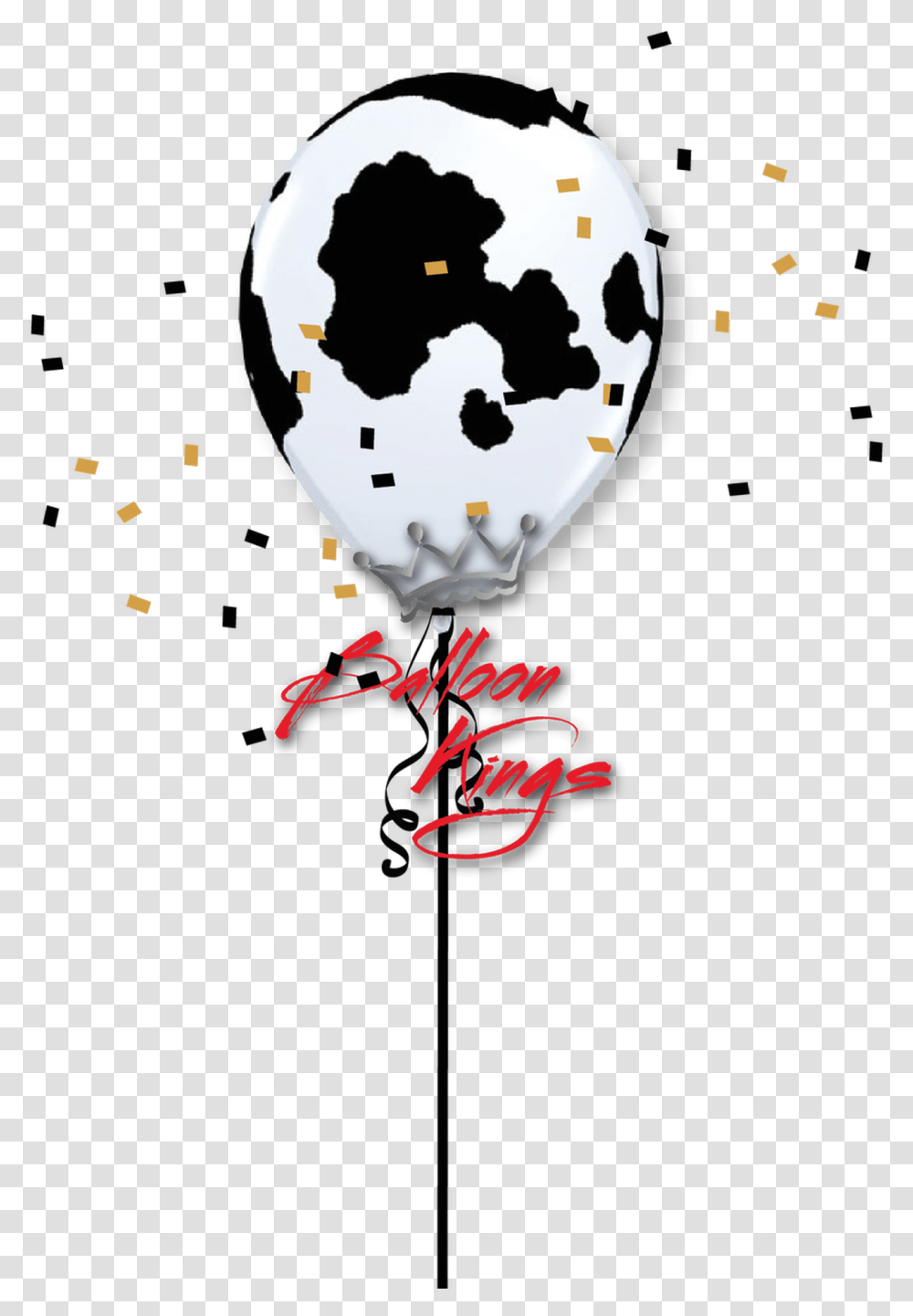 Cow Printed Cow Print Balloon, Paper, Confetti, Poster, Advertisement Transparent Png