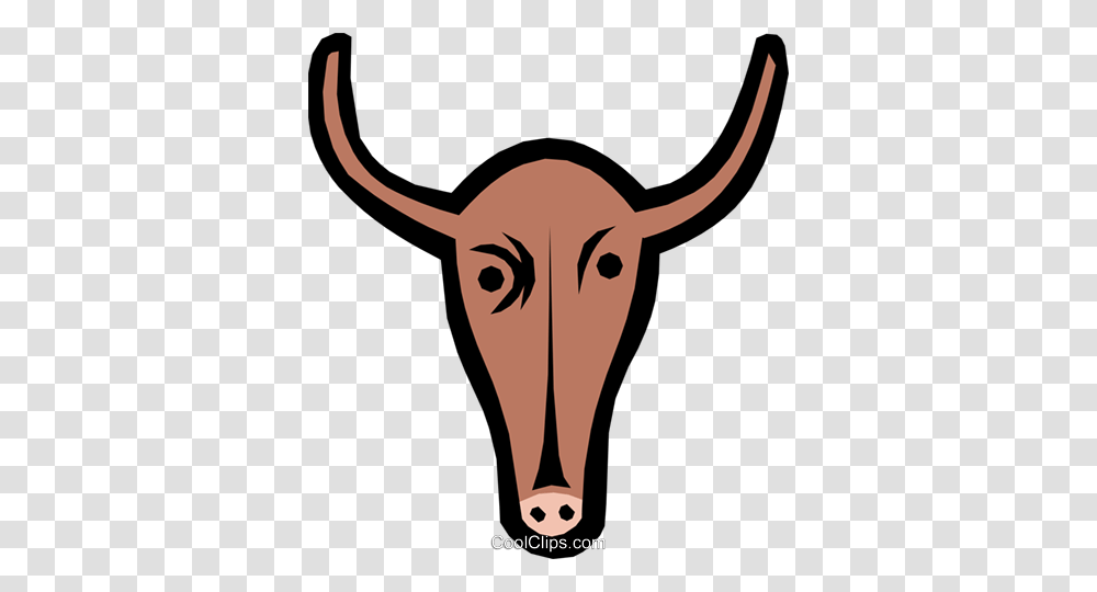 Cow Royalty Free Vector Clip Art Illustration Anim1006, Mammal, Animal, Wildlife, Antelope Transparent Png