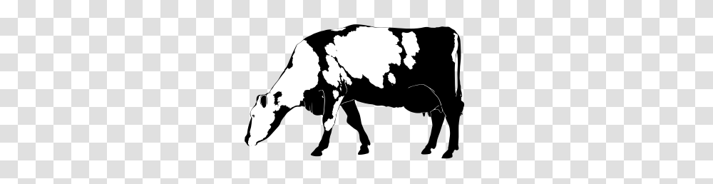 Cow Silhouette, Stencil, Stain, Person, Human Transparent Png