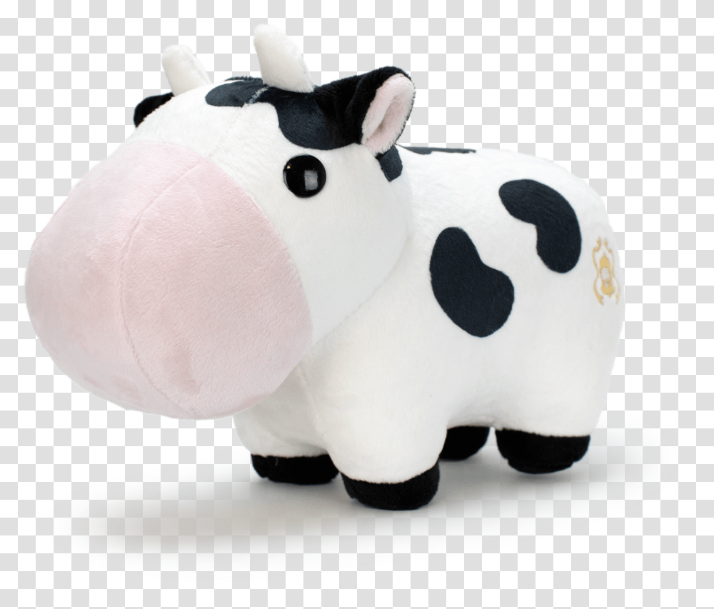 Cow Stuff Toy, Plush, Figurine, Animal, Mammal Transparent Png