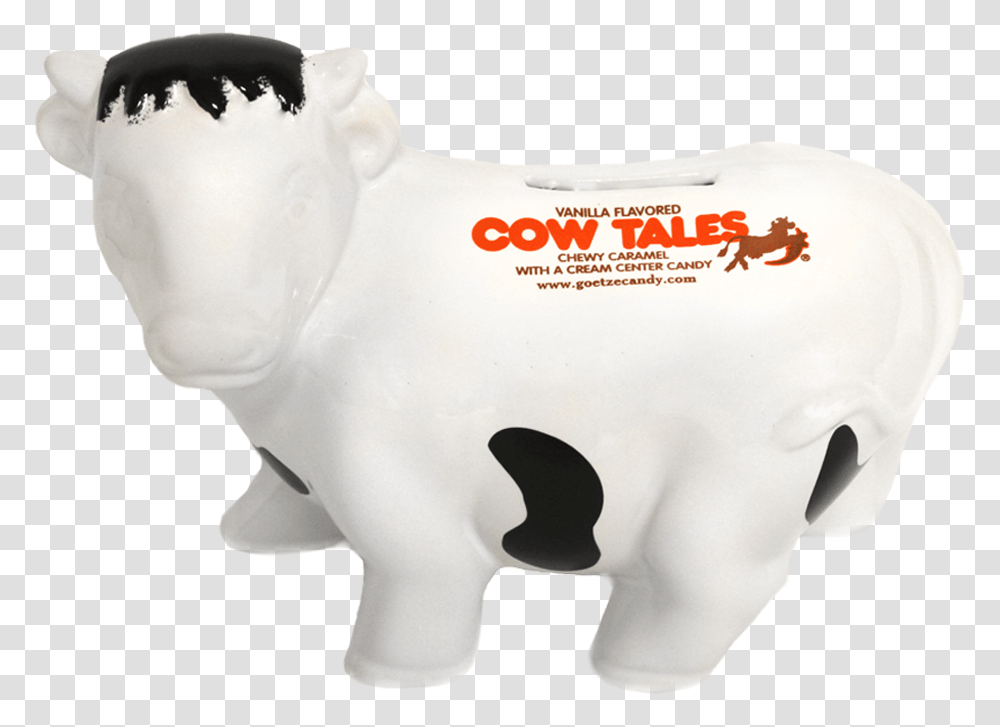 Cow Tales Ceramic Cow Coin Bank Sheep, Piggy Bank, Figurine, Person, Human Transparent Png