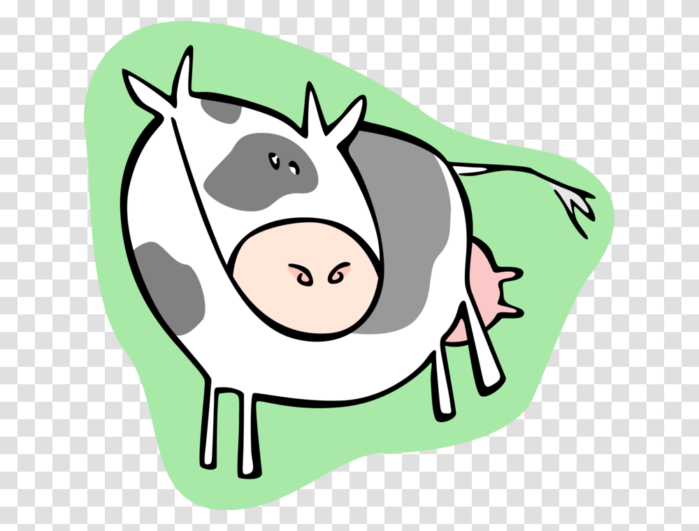 Cow Vector, Mammal, Animal, Cushion, Snout Transparent Png
