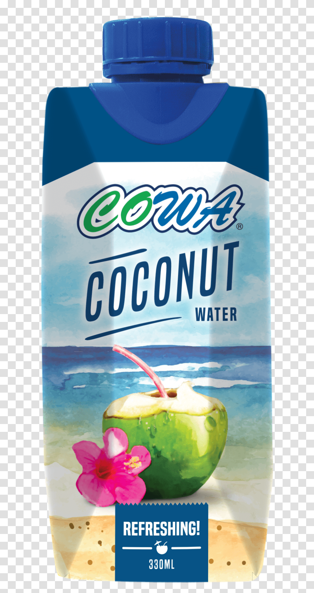Cowa Coconut Water, Plant, Beverage, Lemonade, Liquor Transparent Png