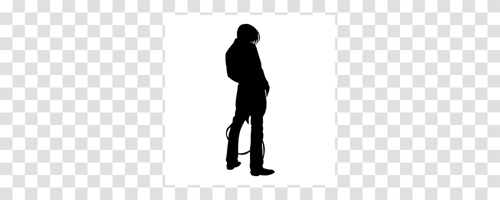 Cowboy Silhouette, Person, Human, Standing Transparent Png