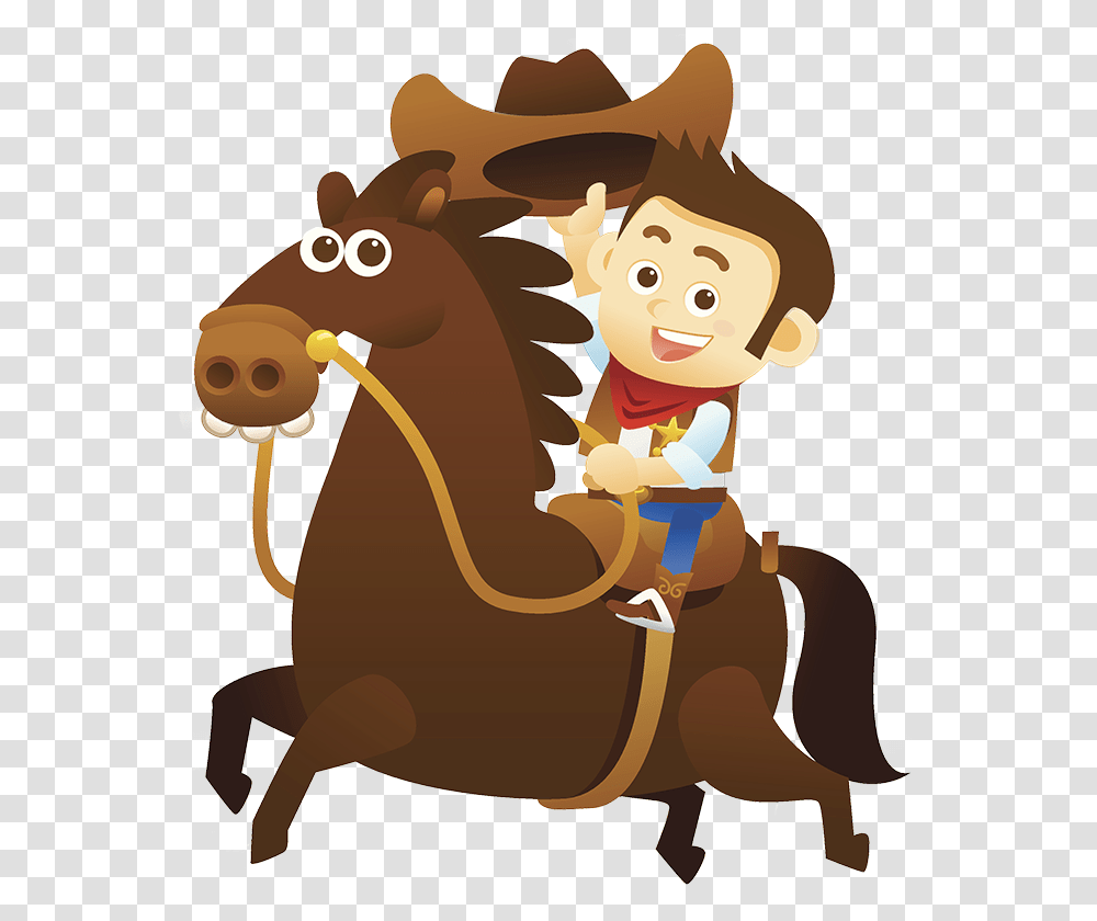 Cowboy Animated Cowboy On Horse, Animal, Mammal, Camel, Graphics Transparent Png
