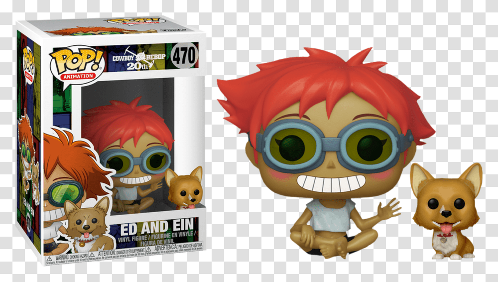 Cowboy Bebop Clipart Ed And Ein Funko Pop, Toy, Animal, Pet, Mammal Transparent Png
