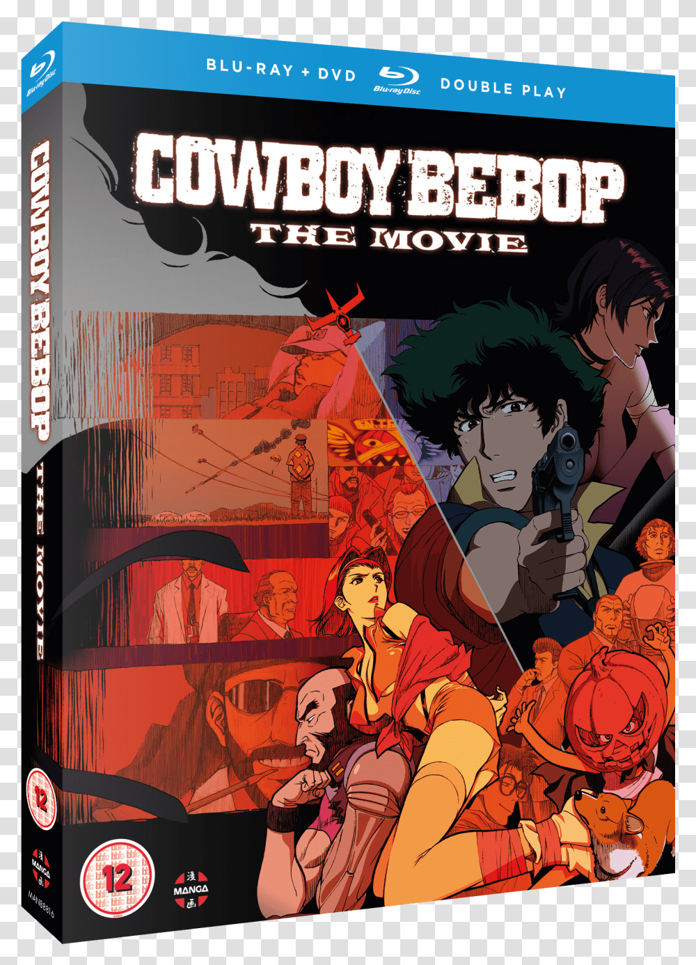 Cowboy Bebop Movie Blu Ray Box, Poster, Advertisement, Person, Human Transparent Png