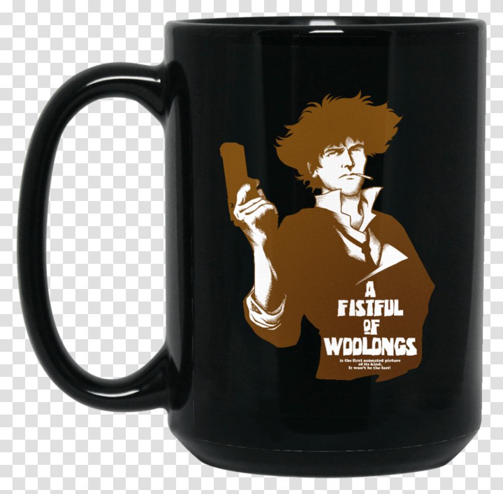 Cowboy Bebop Mug, Coffee Cup, Stein, Jug, Person Transparent Png