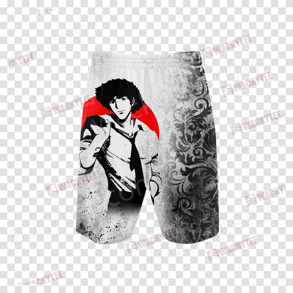 Cowboy Bebop Spike Spiegel Beach Shorts Spike Spiegel, Poster, Advertisement, Flyer, Paper Transparent Png