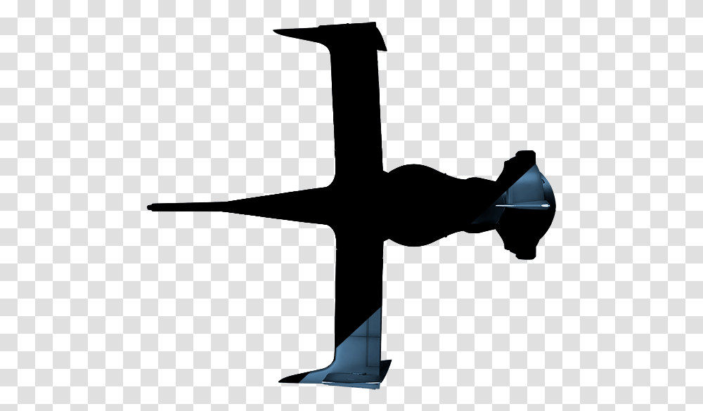 Cowboy Bebop Swordfish Silhouette, Cross Transparent Png