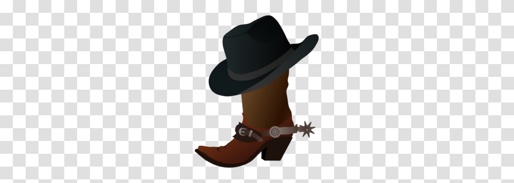 Cowboy Boot And Hat Clip Art Cover Clip Art, Apparel, Cowboy Hat, Person Transparent Png