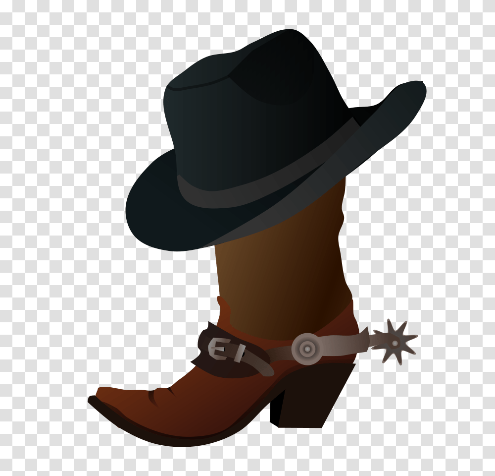 Cowboy Boot Clipart, Apparel, Cowboy Hat, Footwear Transparent Png