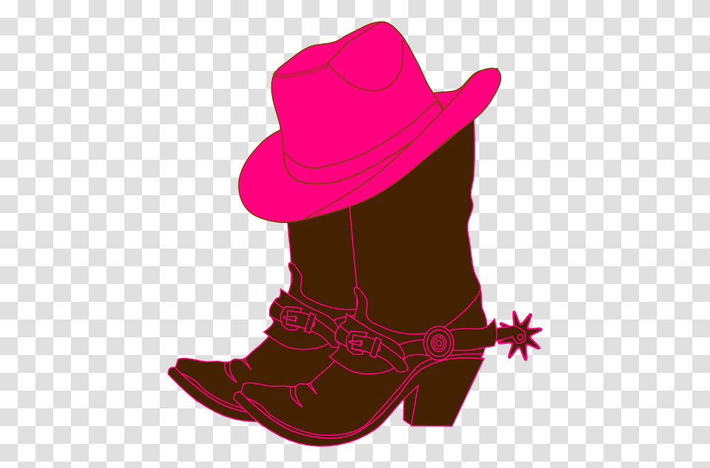Cowboy Boot Clipart, Apparel, Footwear, Hat Transparent Png
