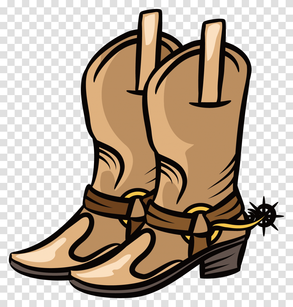 Cowboy Boot Shoe Clip Art, Apparel, Footwear Transparent Png