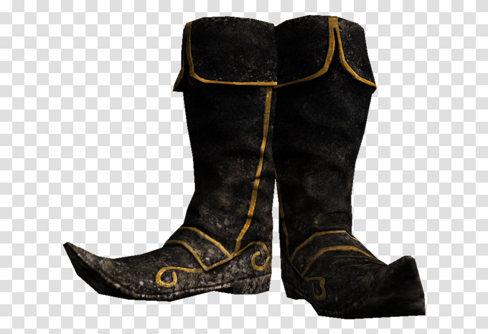 Cowboy Boot Skyrim Jester Boots, Apparel, Footwear, Person Transparent Png