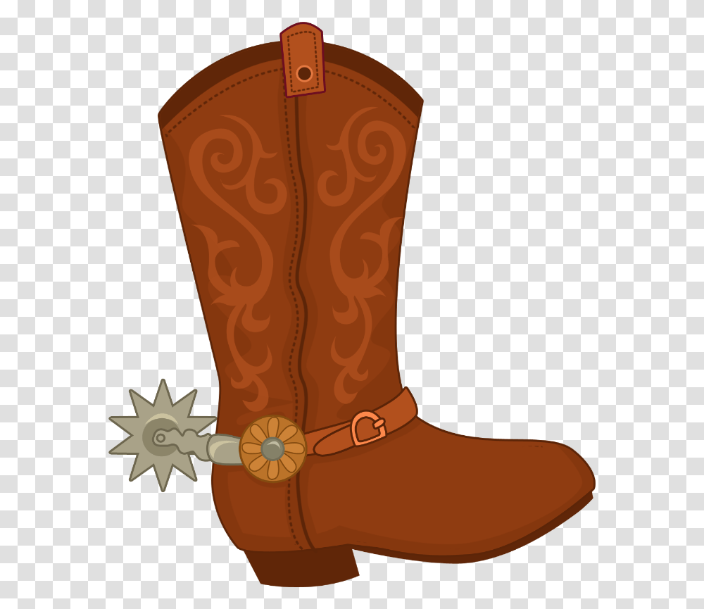 Cowboy Boots Cartoon, Apparel, Footwear Transparent Png