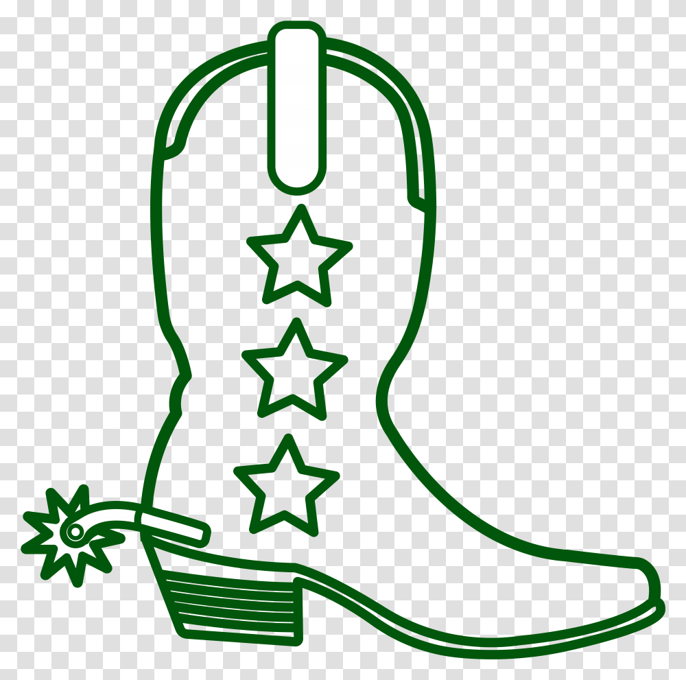 Cowboy Boots, Apparel, Footwear, Green Transparent Png