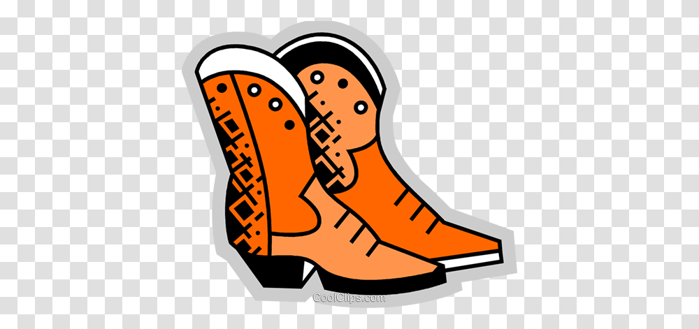 Cowboy Boots Royalty Free Vector Clip Art Illustration, Apparel, Footwear, Bird Transparent Png