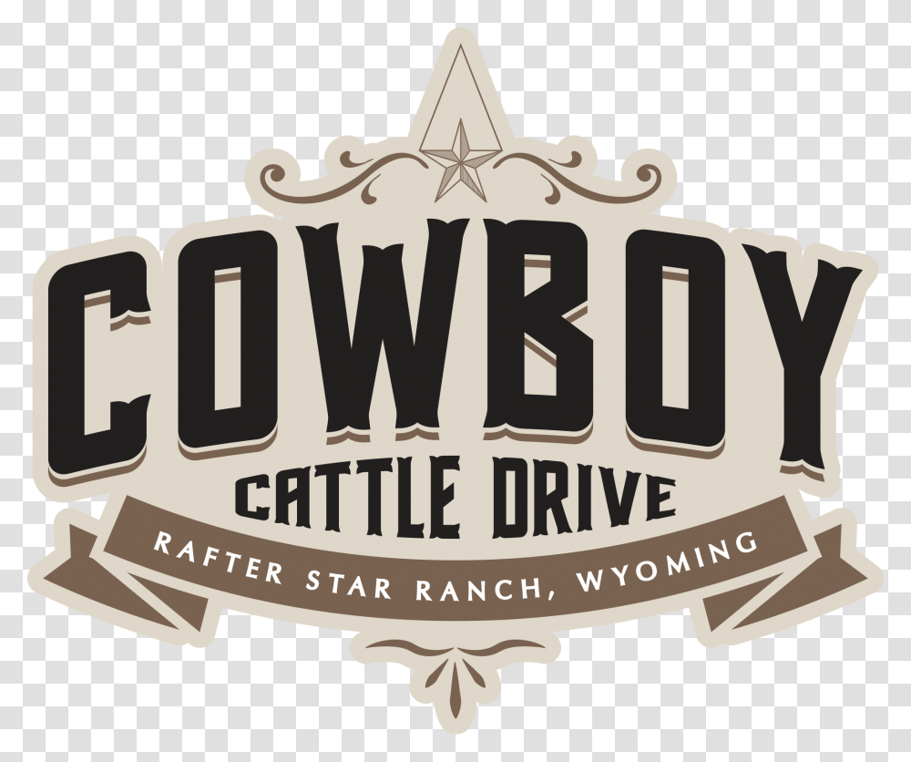 Cowboy Cattle Drive Cattle Drive Logo, Label, Trademark Transparent Png