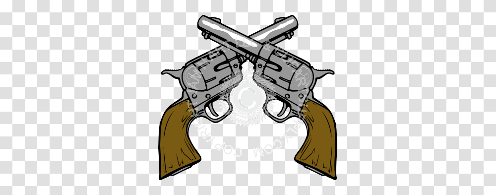 Cowboy Clipart Revolver, Gun, Weapon, Weaponry, Handgun Transparent Png