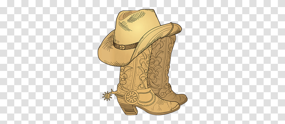Cowboy, Apparel, Cowboy Hat, Boot Transparent Png