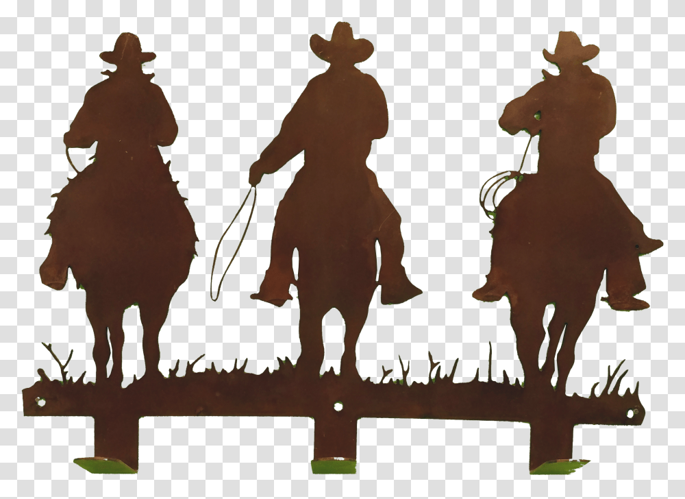 Cowboy Download Silhouette Of A Cowboy On A Horse, Outdoors, Nature, Animal Transparent Png