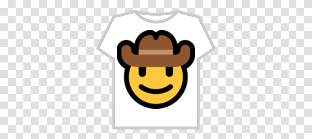 Cowboy Emoji Roblox Mr Beast Roblox T Shirt, Text, Alphabet, Label, Clothing Transparent Png