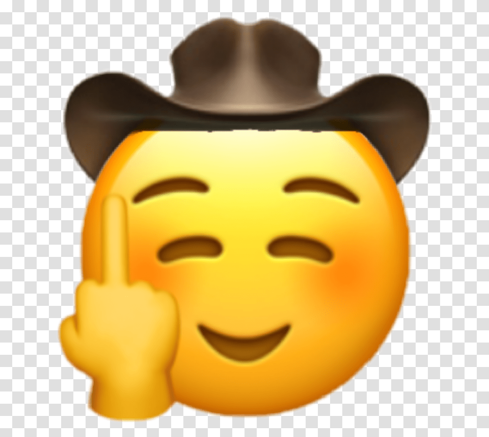 Cowboy Emoji With Hearts, Mask, Snowman, Winter, Outdoors Transparent Png