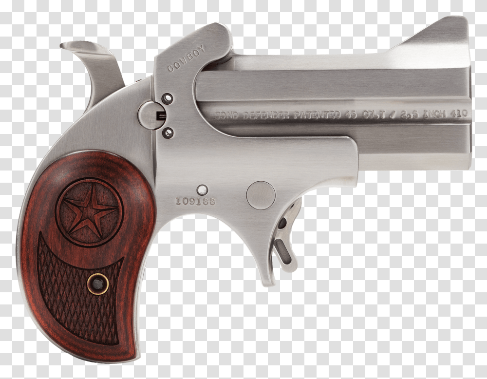 Cowboy Frame Derringer 45 410 For Sale, Gun, Weapon, Weaponry, Handgun Transparent Png