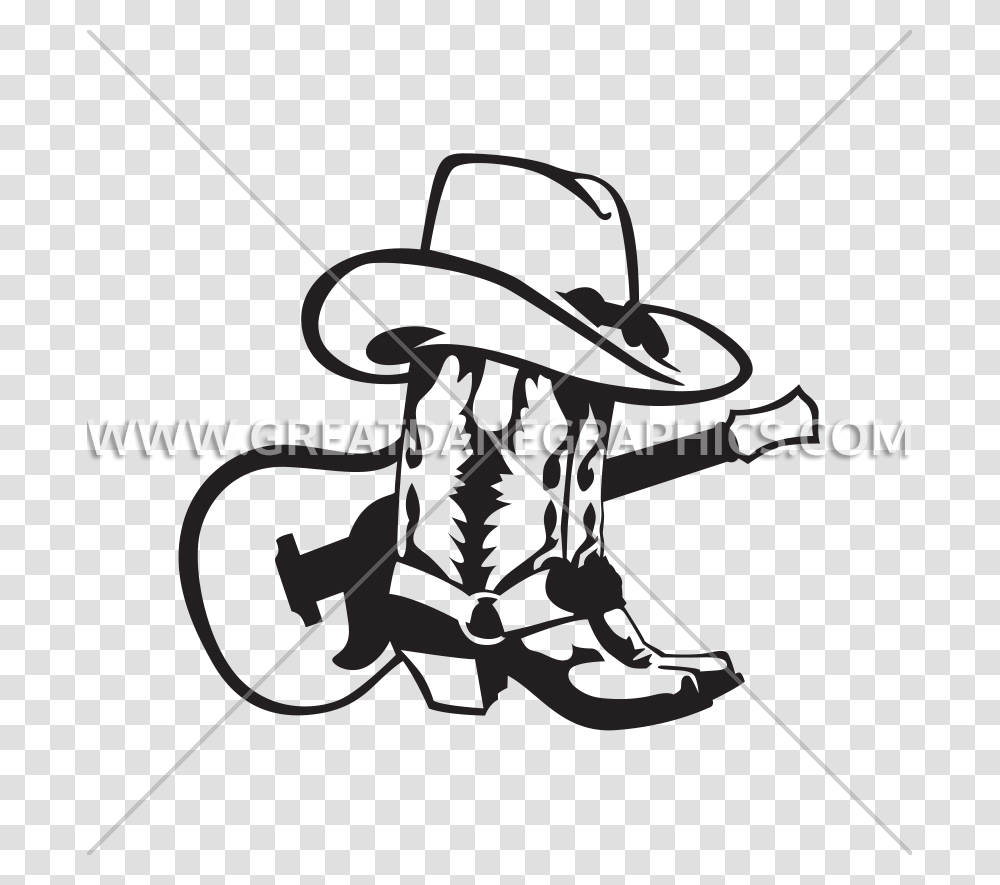 Cowboy Hat Clipart Boot, Silhouette, Vehicle, Transportation Transparent Png