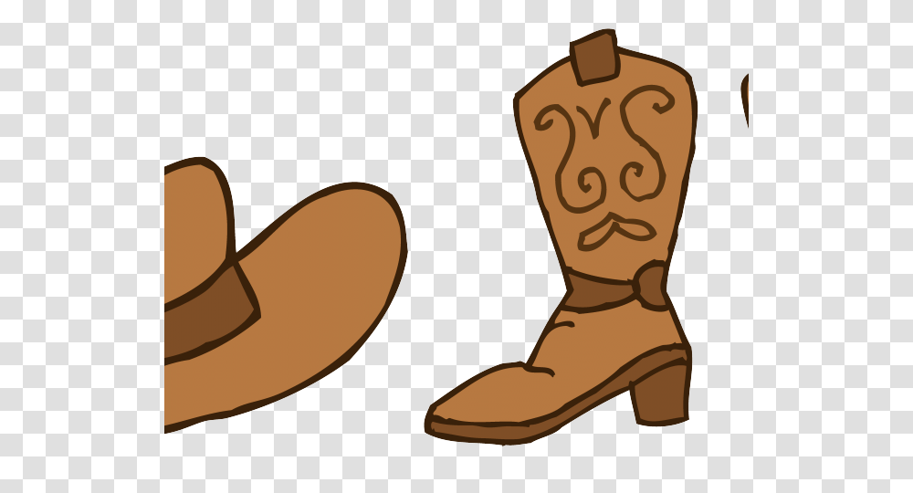 Cowboy Hat Clipart Coboy, Apparel, Cowboy Boot, Footwear Transparent Png