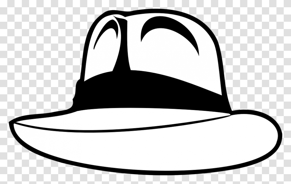 Cowboy Hat Clipart Indiana Jones Hat Coloring Page, Apparel, Baseball Cap, Sombrero Transparent Png