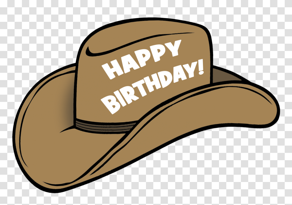 Cowboy Hat Images Happy Birthday Cap, Clothing, Apparel,  Transparent Png