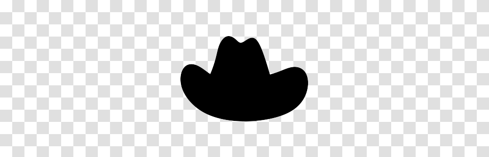 Cowboy Hat Silhouette Fathers Day Decor Hats, Apparel Transparent Png