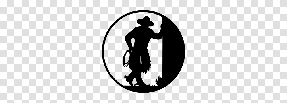 Cowboy Holding A Rope Sticker, Person, Human, Logo Transparent Png