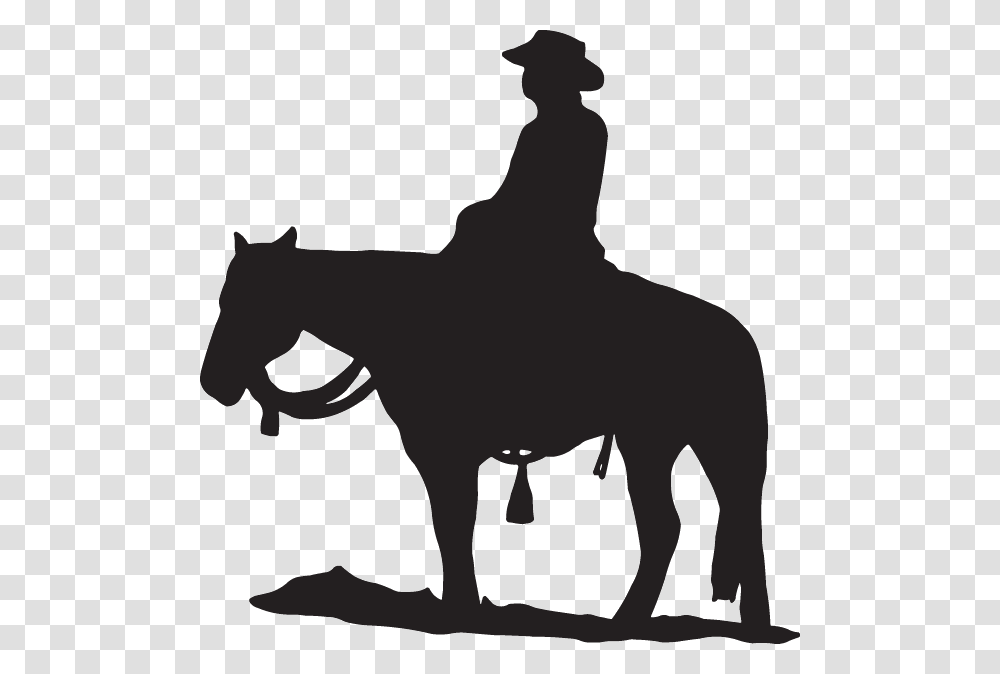 Cowboy On Horse Silhouette Clip Art, Stencil, Mammal, Animal, Dance Pose Transparent Png